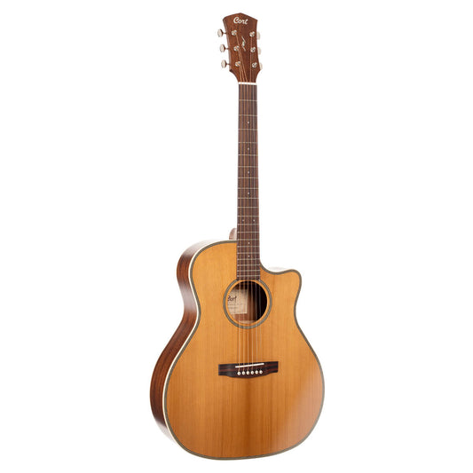 Cort C-ESGA4 Essence Grand Auditorium Acoustic Electric Guitar w/Bag (Natural)