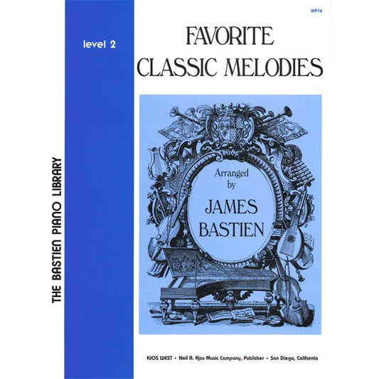 Bastien Piano Favorite Classic Melodies Level 2