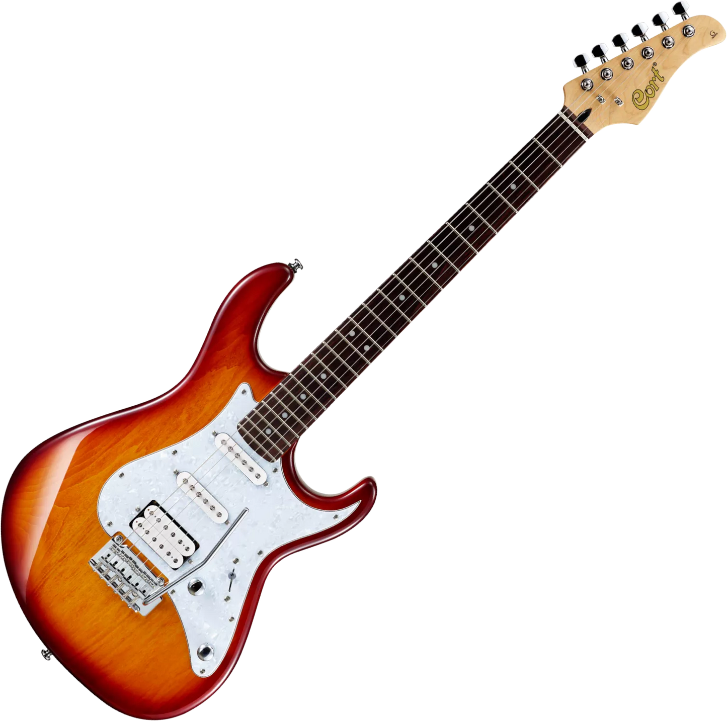 Cort C-G250TAB G Series HSS Electric Guitar (Tobacco Sunburst)