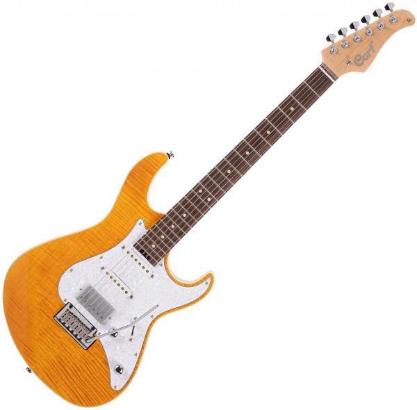 Cort C-G280SAM G Series Electric Guitar (Amber)