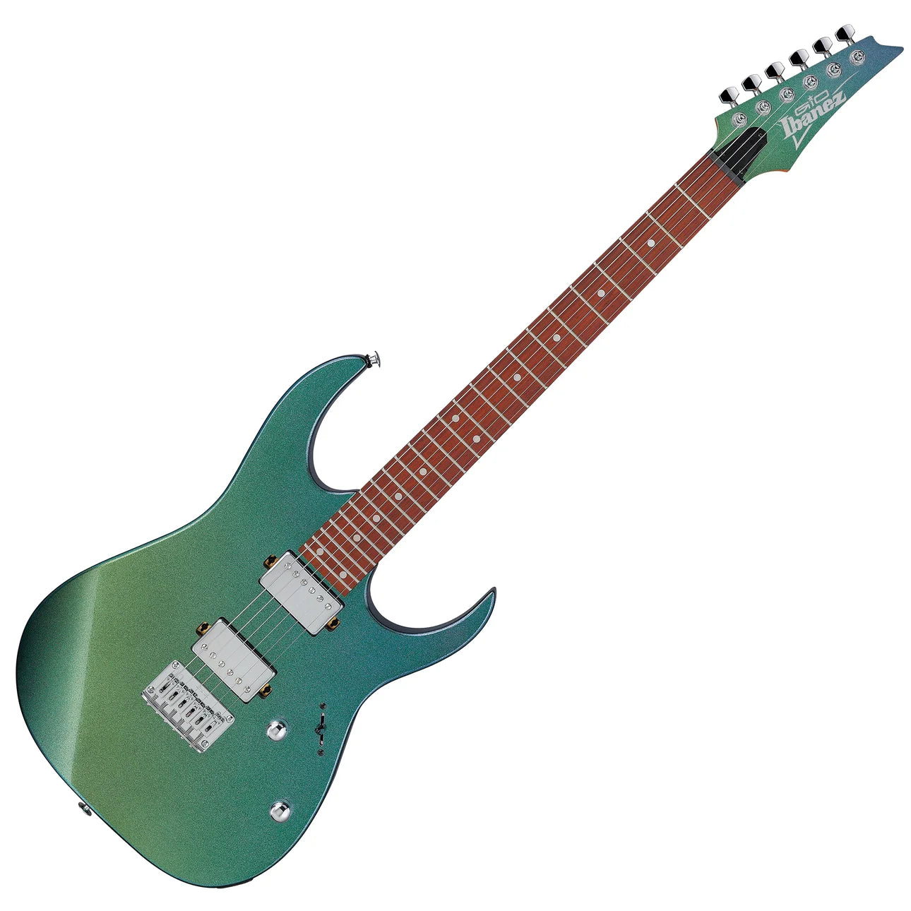 Ibanez GRG121SP RG Gio HH Electric Guitar (Green Yellow Chameleon)