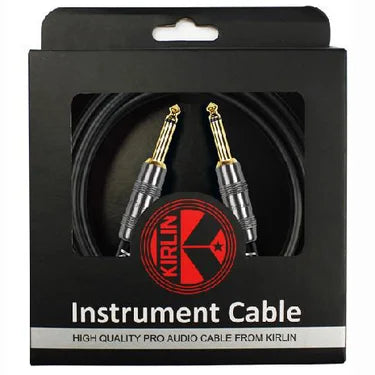 Kirlin IP-221GMG Premium Straight to Straight Instrument Cable 3M (Black)