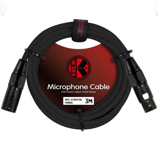 Kirlin Entry 20 XLR Male to XLR Female Microphone Cable - 3m