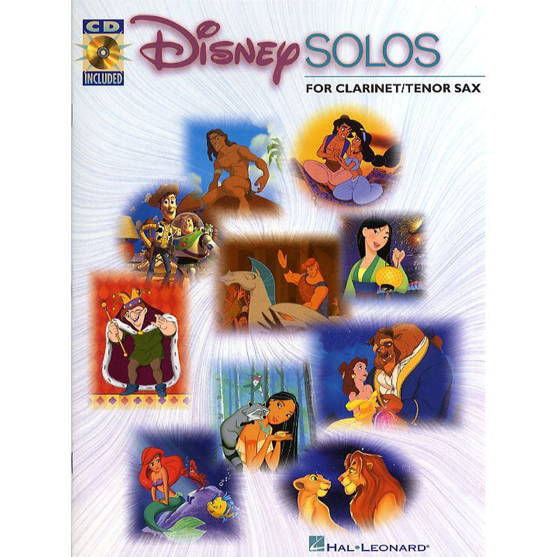 Disney Solos for Clarinet / Tenor Saxophone (Includes CD)