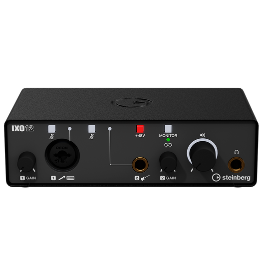 Steinberg IXO12 2x2 USB-C Audio Interface (Black)