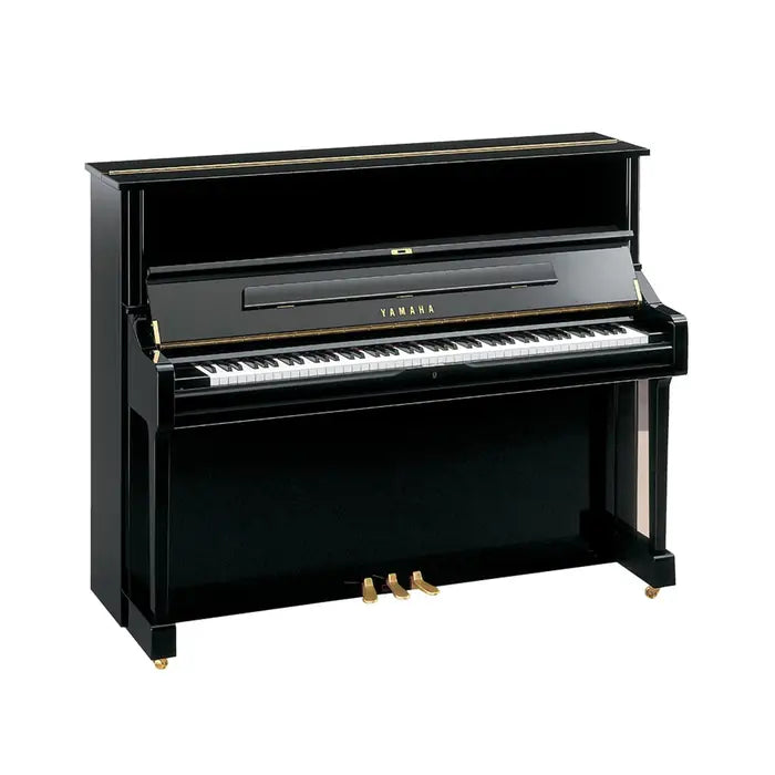 Yamaha U1PE 121cm Acoustic Piano with Matching Bench (Polished Ebony)