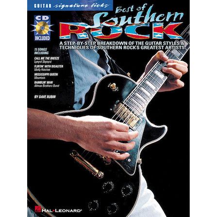Best Southern Rock Guitar Sig Licks BK/CD (Tab)