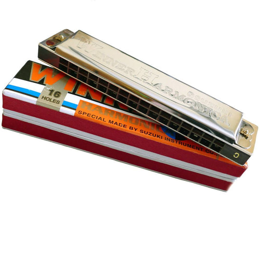 Suzuki W16 Winner Harmonica Key of C 16 Holes