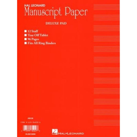 Manuscript Paper (Deluxe Pad)