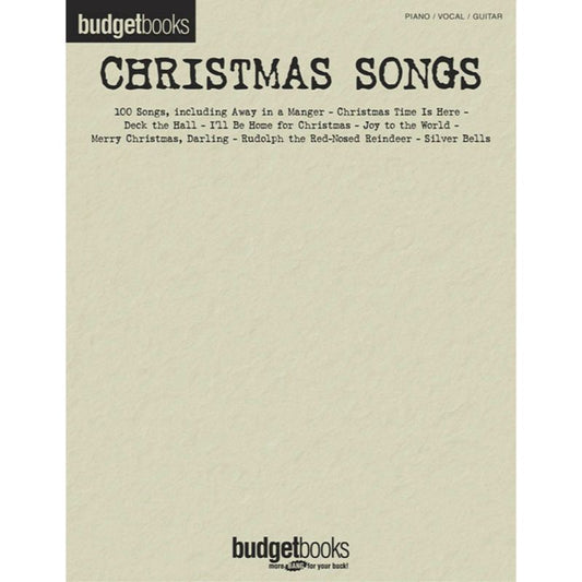 Budget Books - Christmas Songs PVG