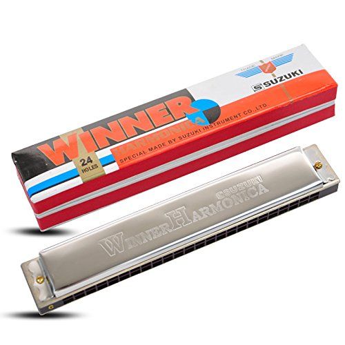 Suzuki W24 Winner Harmonica Key of C 24 Holes
