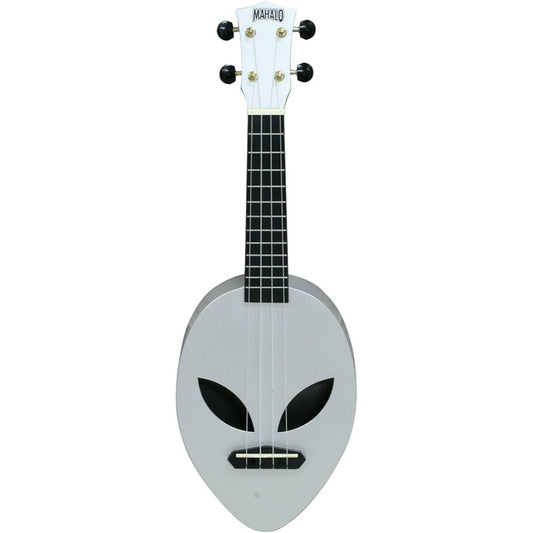 Mahalo Creative Series Alien Ukulele (Silver) (H)