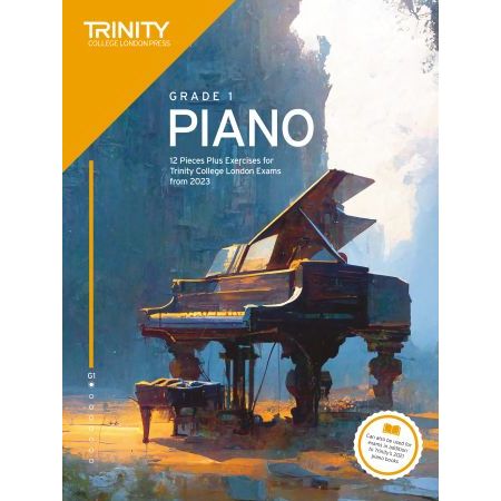 Trinity Piano Exam Grade 1 from 2023 (Book Only)