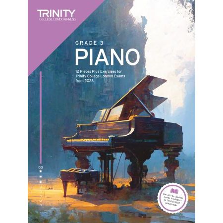 Trinity Piano Exam Grade 3 from 2023 (Book Only)