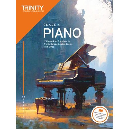Trinity Piano Exam Grade 4 from 2023 (Book Only)