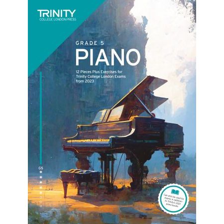 Trinity Piano Exam Grade 5 from 2023 (Book Only)