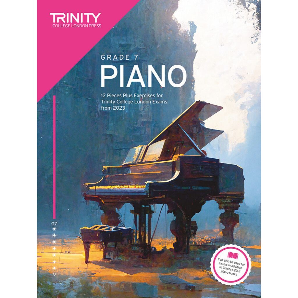 Trinity Piano Exam Grade 7 from 2023 (Book Only)