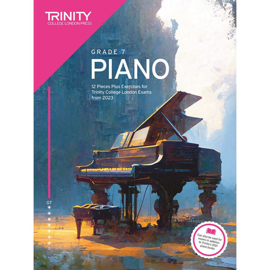 Trinity Piano Exam Grade 7 from 2023 (Book Only)