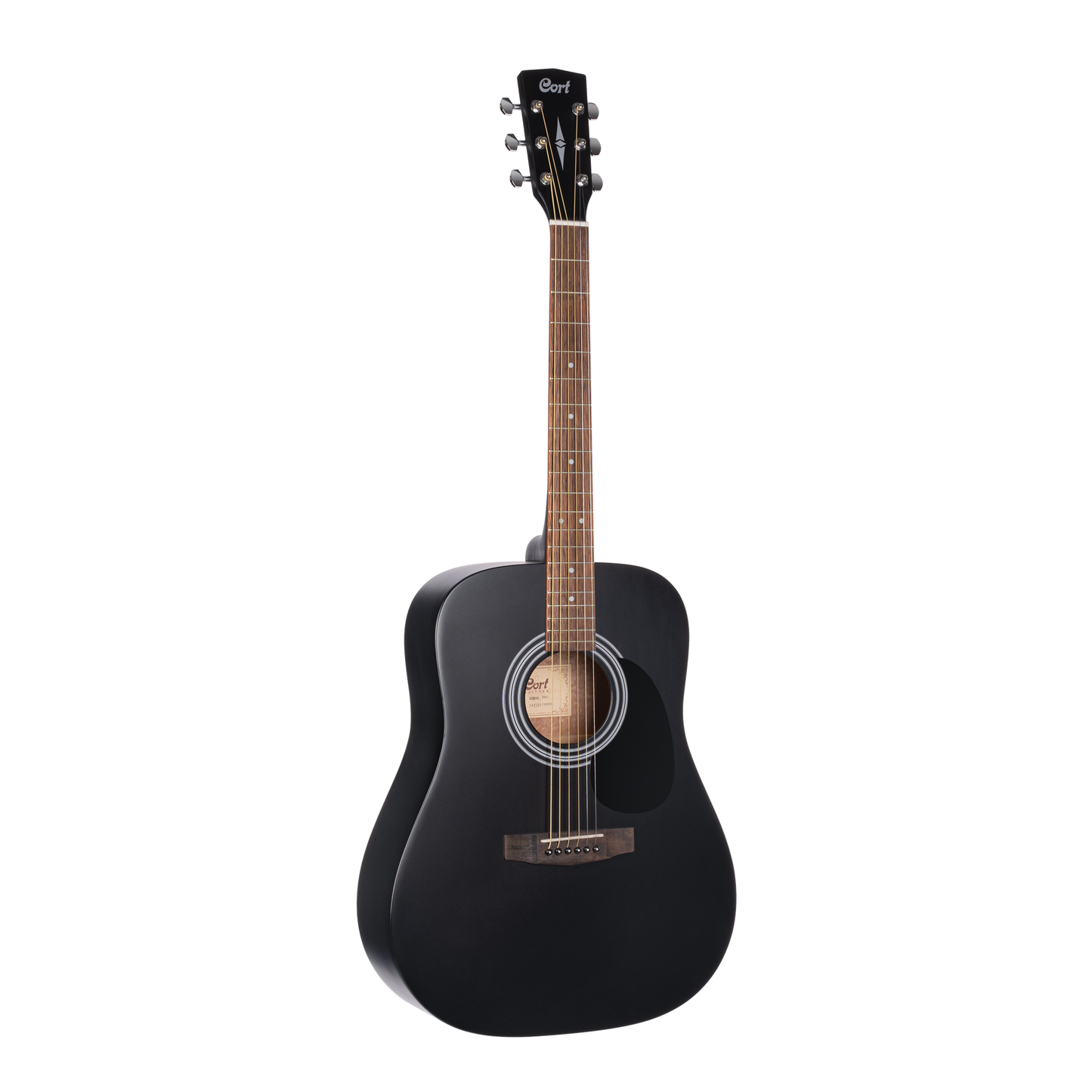 Cort C-AD810BKS Dreadnought Acoustic Guitar w/Bag (Black)