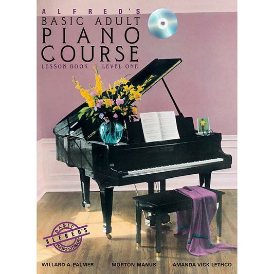 Alfred's Basic Adult Piano Course - Lesson Book 1 (Includes CD)