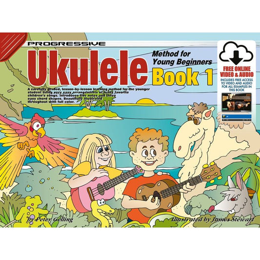 Progressive Ukulele Method for Young Beginners - Book 1