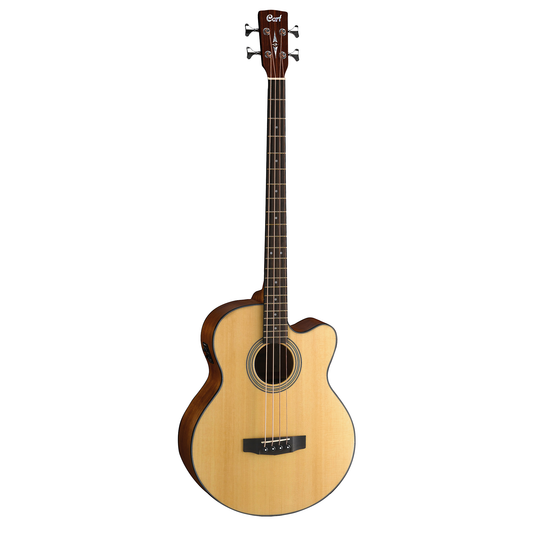 Cort C-SJB5FNS Acoustic Bass Guitar (Natural Satin)