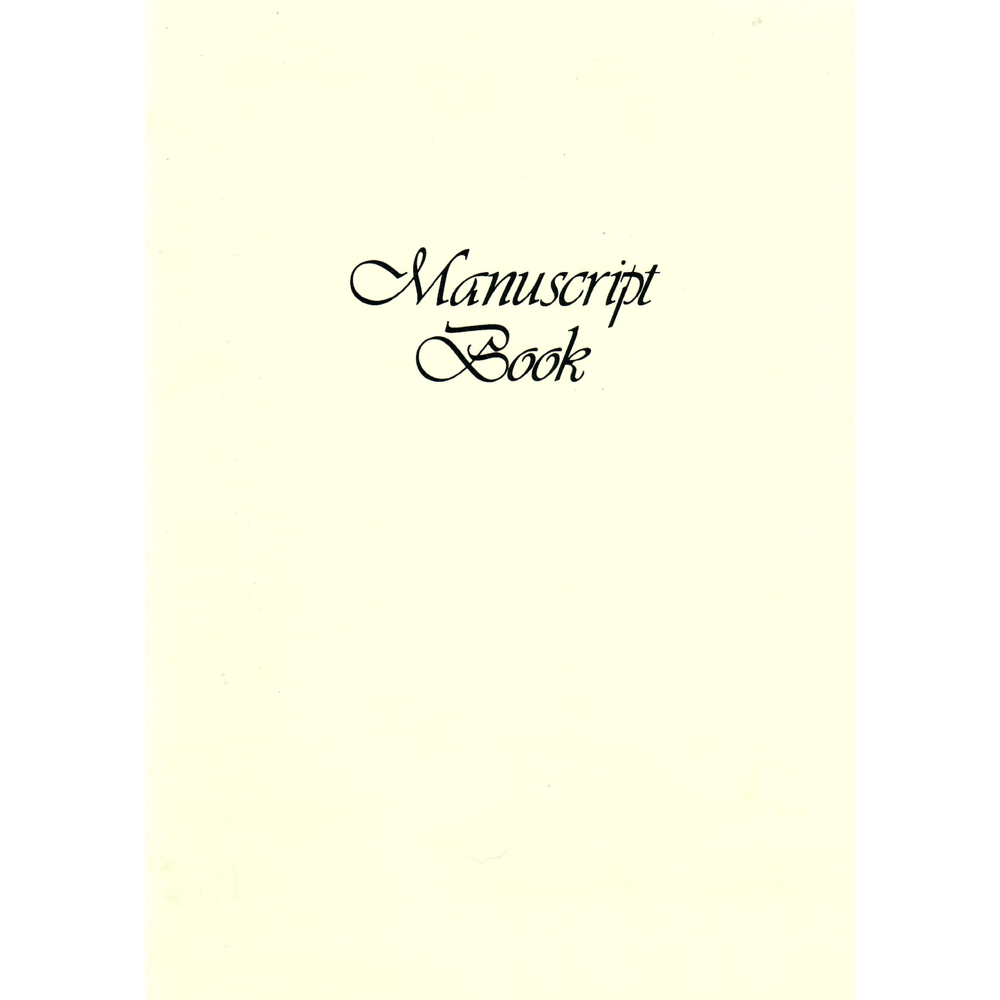 A4 Manuscript Book