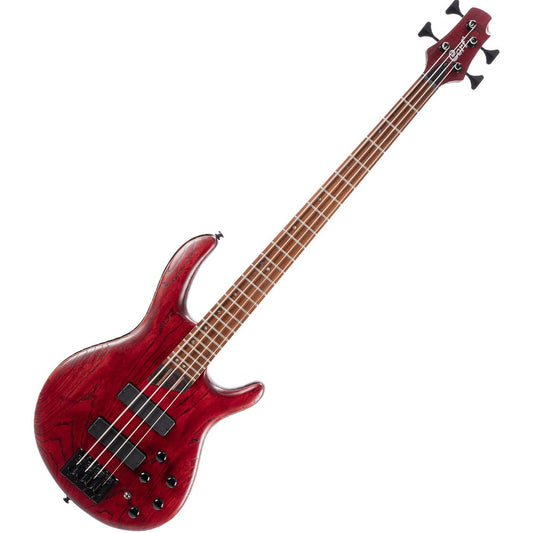 Cort B4 Artisan Element Bass Guitar (Open Pore Burgundy Red)