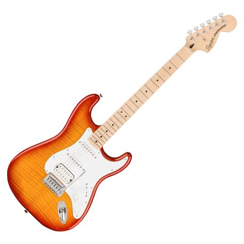 Fender Squire Affinity Stratocaster HSS FMT MN Electric Guitar (Sienna Sunburst)