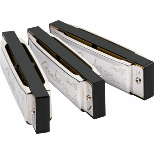 Fender Blues Deluxe Harmonica 3 Pack