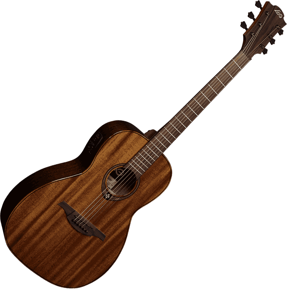 LAG Tramontone T98PE Parlour Acoustic Electric Guitar