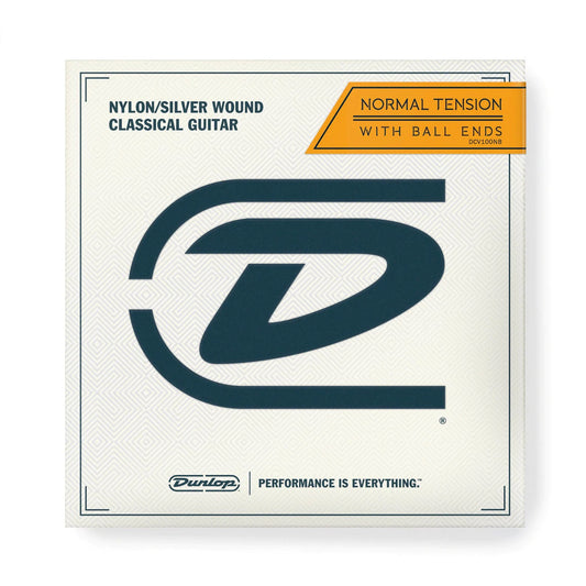 Dunlop DCV100NB Silver Wound Classical Guitar Strings (Ball End) (H)