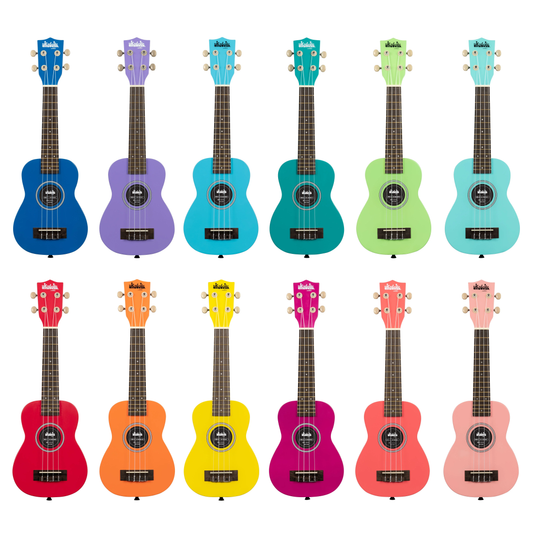 Kala Ukadelic Soprano Ukulele (12 Colours) (L)