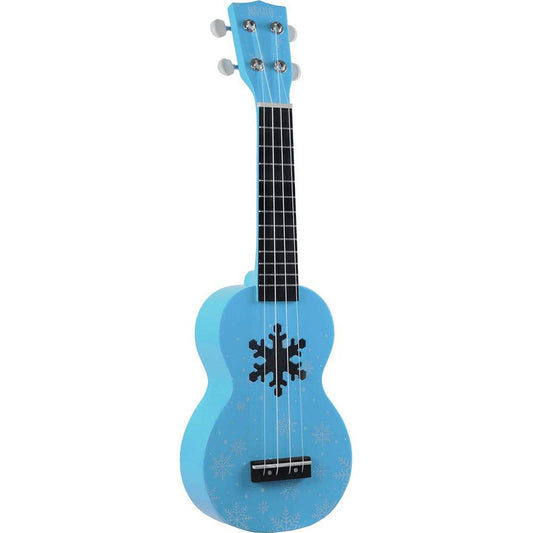 Mahalo MD1SNBU Snow Soprano Ukulele Glacier Blue (H)