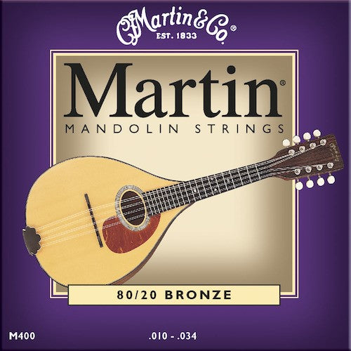 Martin M400 80/20 Bronze Mandolin Set 10-34