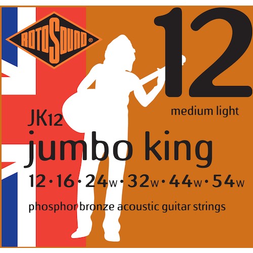 Rotosound Acoustic Strings 12-54 Phosphor Bronze