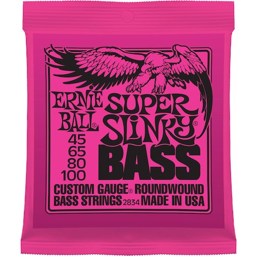 Ernie Ball Bass Strings 45-100 Super Slinky