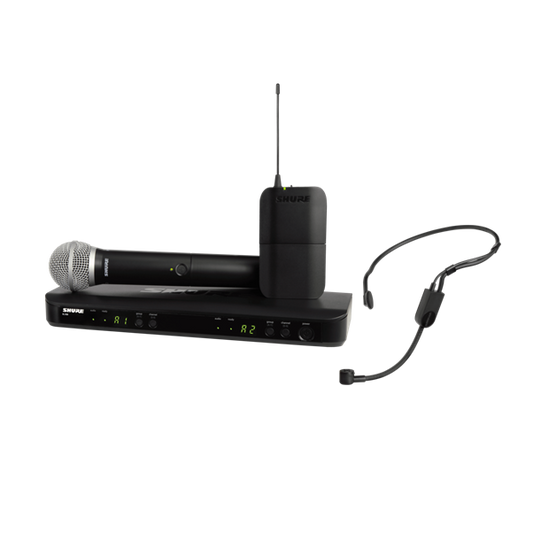 Shure BLX1288-PGA31 BLX Wireless Microphone Handheld & Headset System w/PGA31