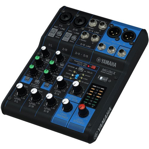 Yamaha MG06X 6 Channel Mixer with Effects