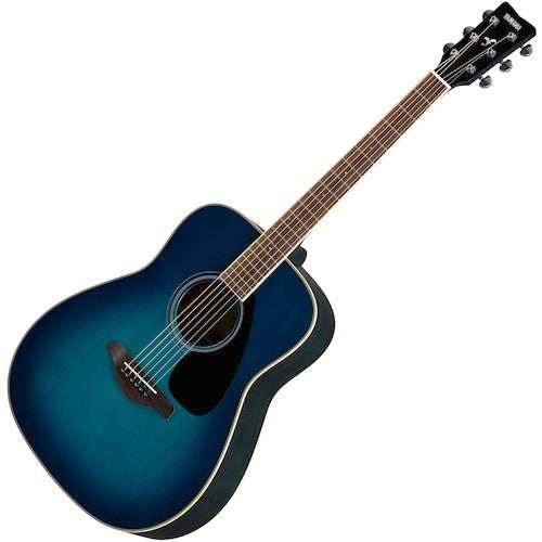 Yamaha FG820S Solid Top Acoustic Guitar, (Sunset Blue)