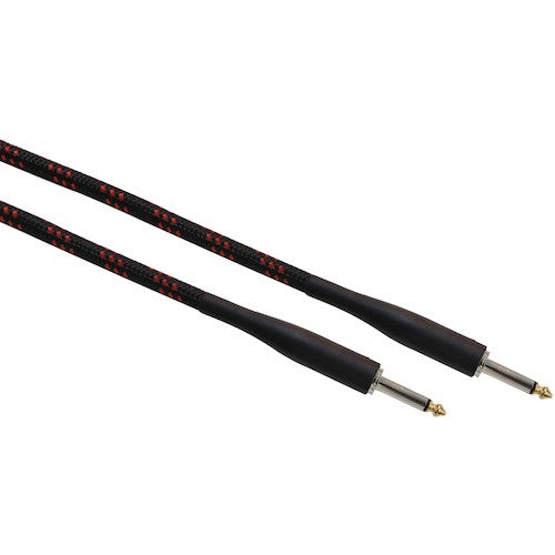 Ashton GW10 premium Guitar Cable Woven Red Stripe 10ft