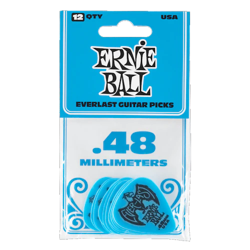 Ernie Ball 9181 .48mm Everlast Picks (12 Pack)