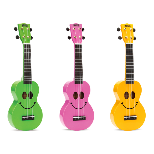 Mahalo Smile Soprano Ukulele (3 Colours) (H)