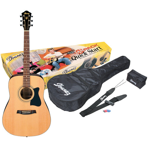 Ibanez V50NJPNT Acoustic Guitar Jam Pack (Natural)