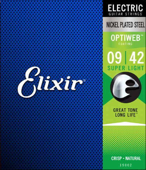 Elixir Strings OptiWeb Electric EXTRA LIGHT 9-42