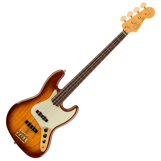 Fender 75th Anniversary Commemorative Jazz Bass Guitar (2 Colour Bourbon Burst)