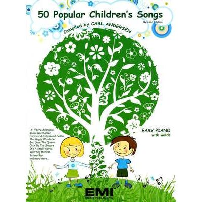 50 Popular Childrens Songs - Easy Piano with Words (Revised Edition)