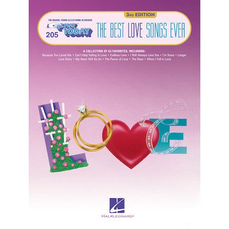 EZ Play 205 - The Best Love Songs Ever - 2nd Edition