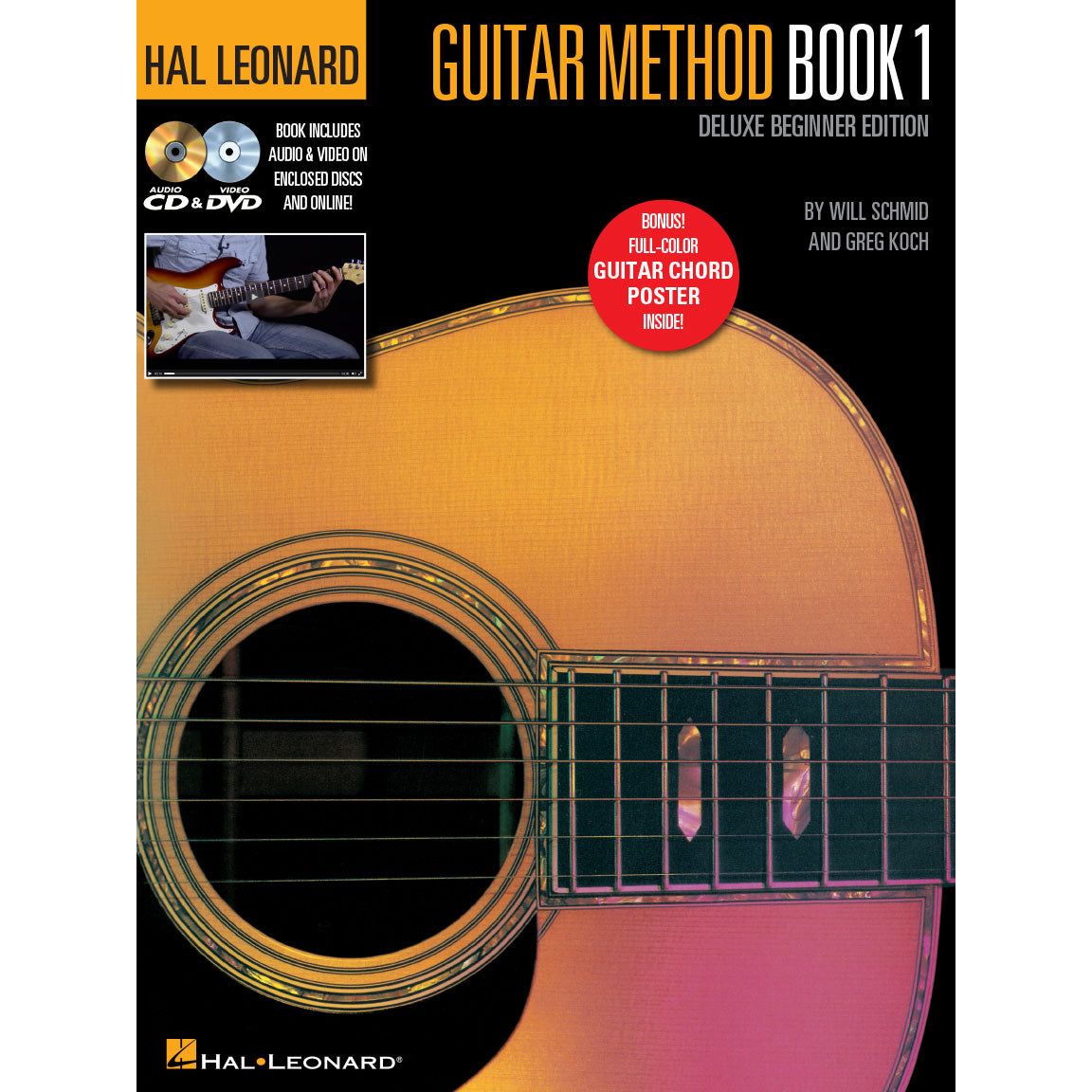 Hal Leonard Guitar Method Book 1 - Deluxe Beginner Edition