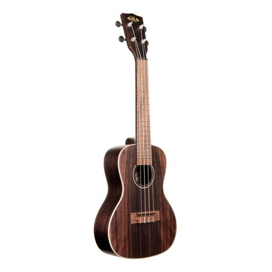 Kala KA-EBY-TE Ebony Tenor Electric Ukulele w/Bag (L)